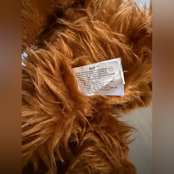 Vintage 1986 ALF Plush Doll Coleco Alien Productions Plush 18” - Picture 6 of 6